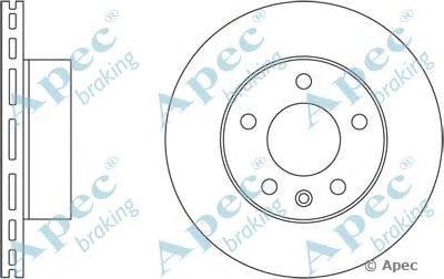 APEC BRAKING dsk2446 -  Тормозной диск